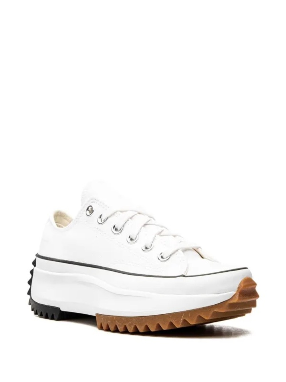 Converse White Run Star Hike Low-Top Platform Sneakers